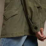 POLO RALPH LAUREN Giacca militare donna in twill Verde Militare