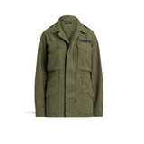 POLO RALPH LAUREN Giacca militare donna in twill Verde Militare