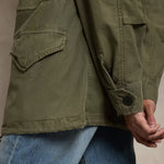 POLO RALPH LAUREN Giacca militare donna in twill Verde Militare