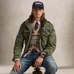 POLO RALPH LAUREN Giacca uomo Field Jacket Verde Militare