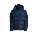 POLO RALPH LAUREN Giacca uomo in piuma con cappuccio Blue