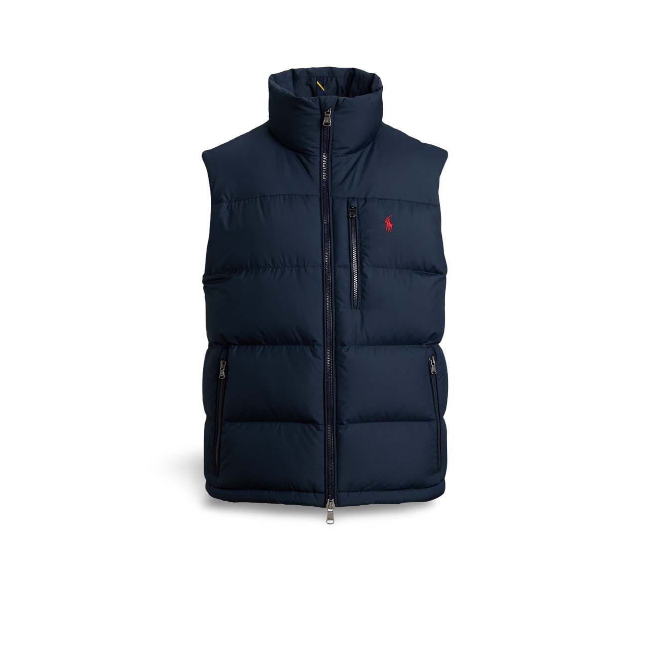 POLO RALPH LAUREN Gilet uomo in piuma Blue