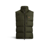 POLO RALPH LAUREN Gilet uomo in piuma Verde Militare