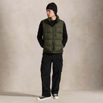 POLO RALPH LAUREN Gilet uomo in piuma Verde Militare