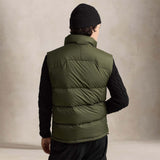 POLO RALPH LAUREN Gilet uomo in piuma Verde Militare