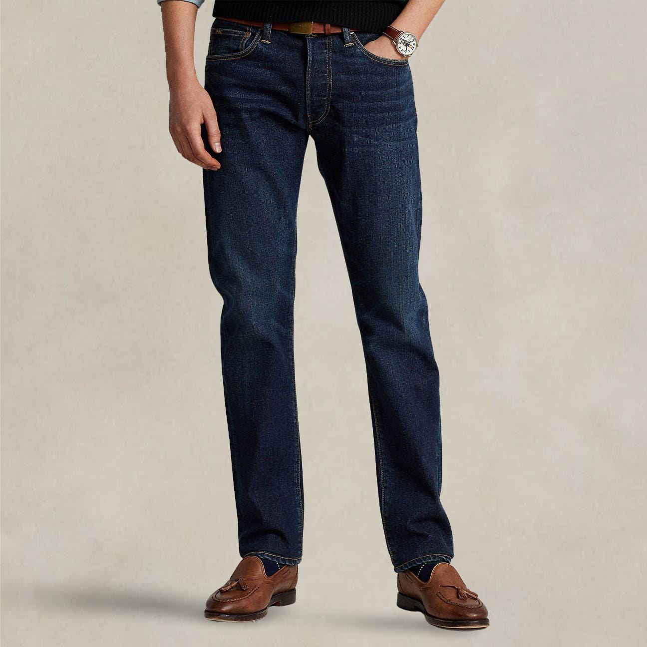POLO RALPH LAUREN Jeans uomo Sullivan Slim Blue