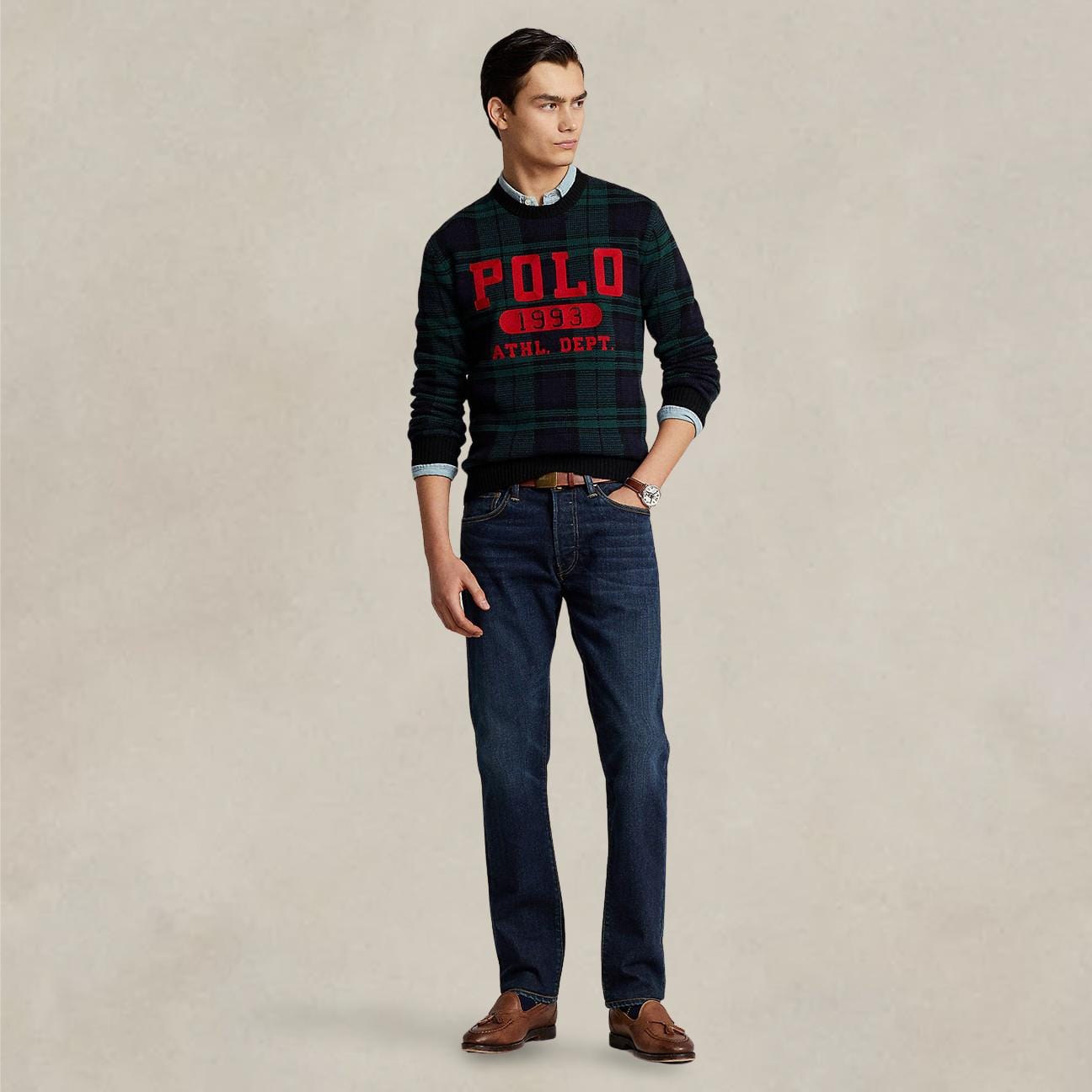 POLO RALPH LAUREN Jeans uomo Sullivan Slim Blue