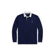 Blaues Rugby-Shirt