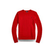 Maglia girocollo a trecce Rosso