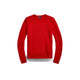 POLO RALPH LAUREN Maglia girocollo a trecce Rosso