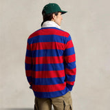 POLO RALPH LAUREN Maglia Rugby a righe Blue e Rosso