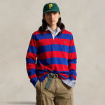 POLO RALPH LAUREN Maglia Rugby a righe Blue e Rosso