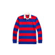 POLO RALPH LAUREN Maglia Rugby a righe Blue e Rosso