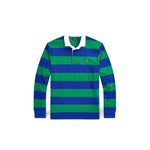 POLO RALPH LAUREN Maglia Rugby a righe Blue e Verde