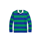 POLO RALPH LAUREN Maglia Rugby a righe Blue e Verde