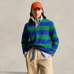 POLO RALPH LAUREN Maglia Rugby a righe Blue e Verde