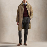 POLO RALPH LAUREN Maglia uomo con trecce in lana e cashmere Wine