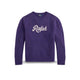 POLO RALPH LAUREN Maglia uomo girocllo con logo Purple