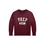 POLO RALPH LAUREN Maglia uomo girocollo Donegal Wine