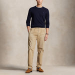 POLO RALPH LAUREN Maglia uomo in cotone Slim Fit Blue