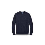 POLO RALPH LAUREN Maglia uomo in cotone Slim Fit Blue