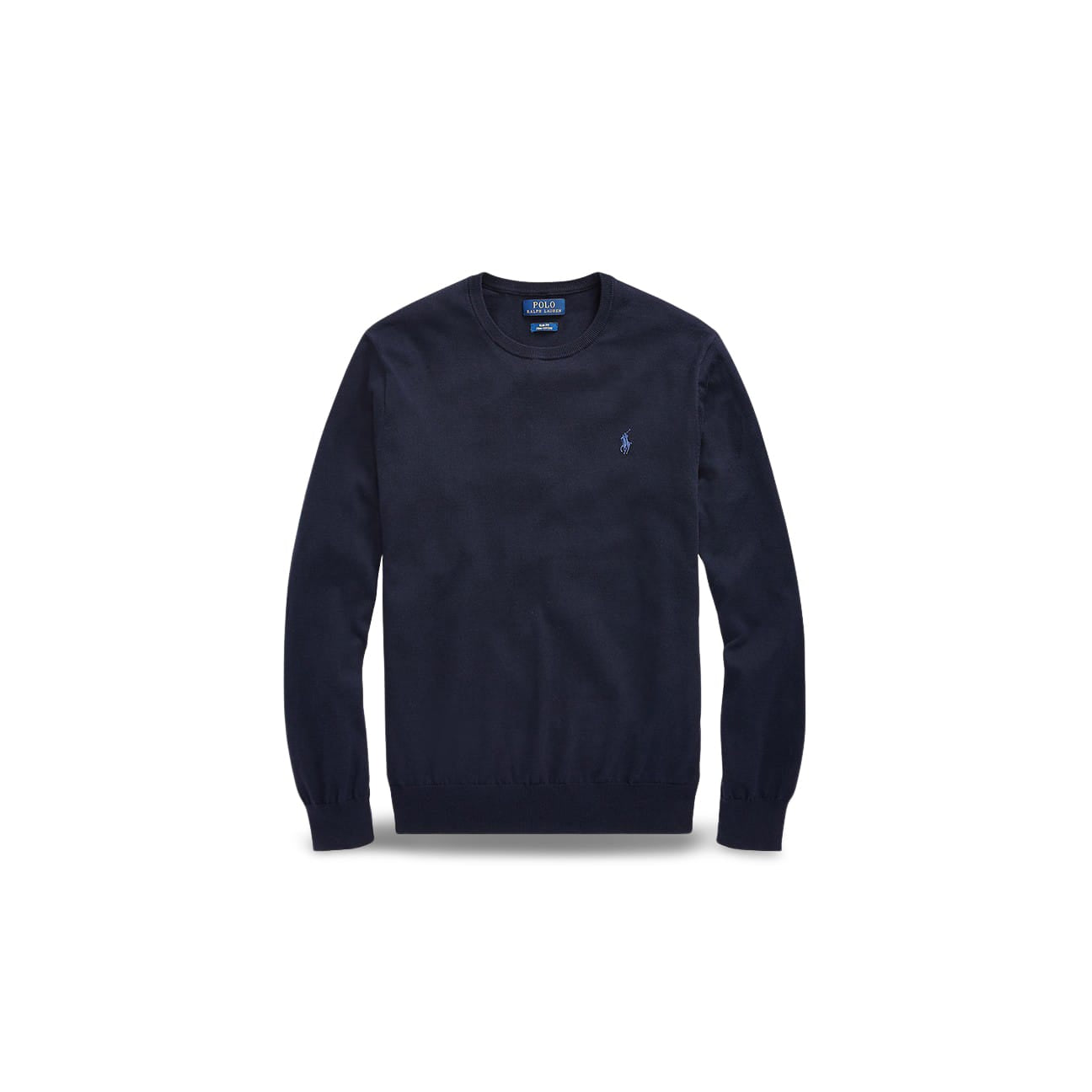 POLO RALPH LAUREN Maglia uomo in cotone Slim Fit Blue