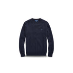POLO RALPH LAUREN Maglia uomo in cotone Slim Fit Blue