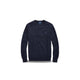 POLO RALPH LAUREN Maglia uomo in cotone Slim Fit Blue