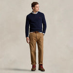 POLO RALPH LAUREN Maglia uomo in lana Donegal Blue