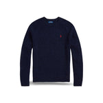 POLO RALPH LAUREN Maglia uomo in lana Donegal Blue