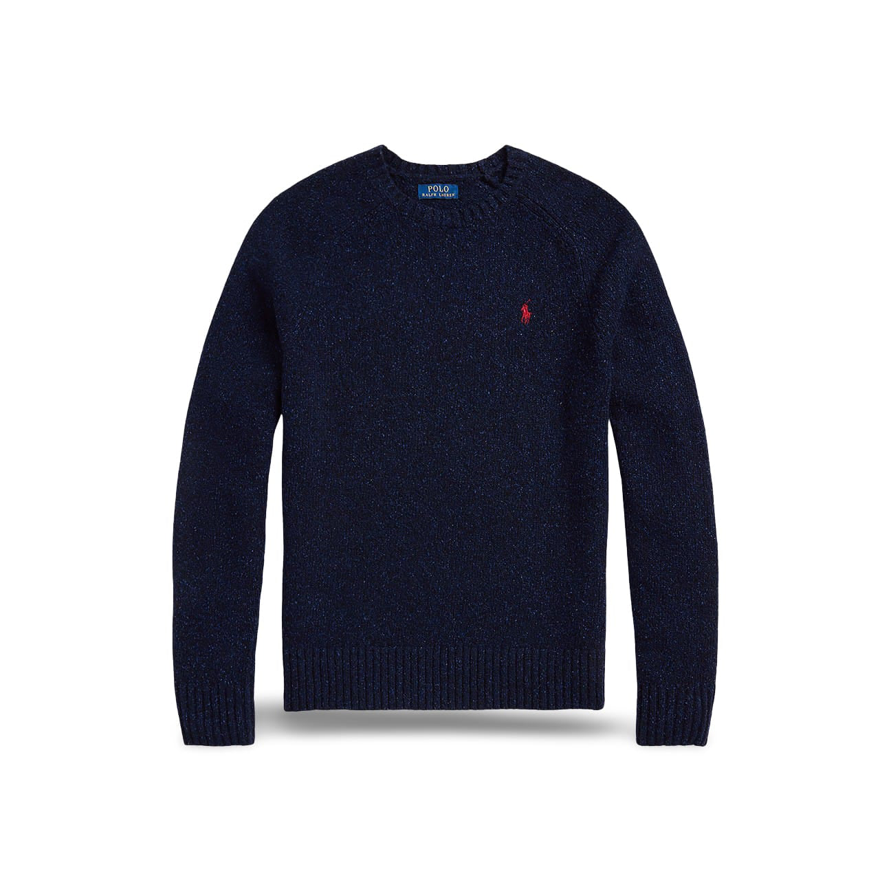 POLO RALPH LAUREN Maglia uomo in lana Donegal Blue