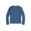 Maglia uomo in lana Donegal Blue China