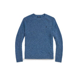 POLO RALPH LAUREN Maglia uomo in lana Donegal Blue China