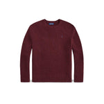 POLO RALPH LAUREN Maglia uomo in lana Donegal Wine