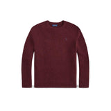 POLO RALPH LAUREN Maglia uomo in lana Donegal Wine