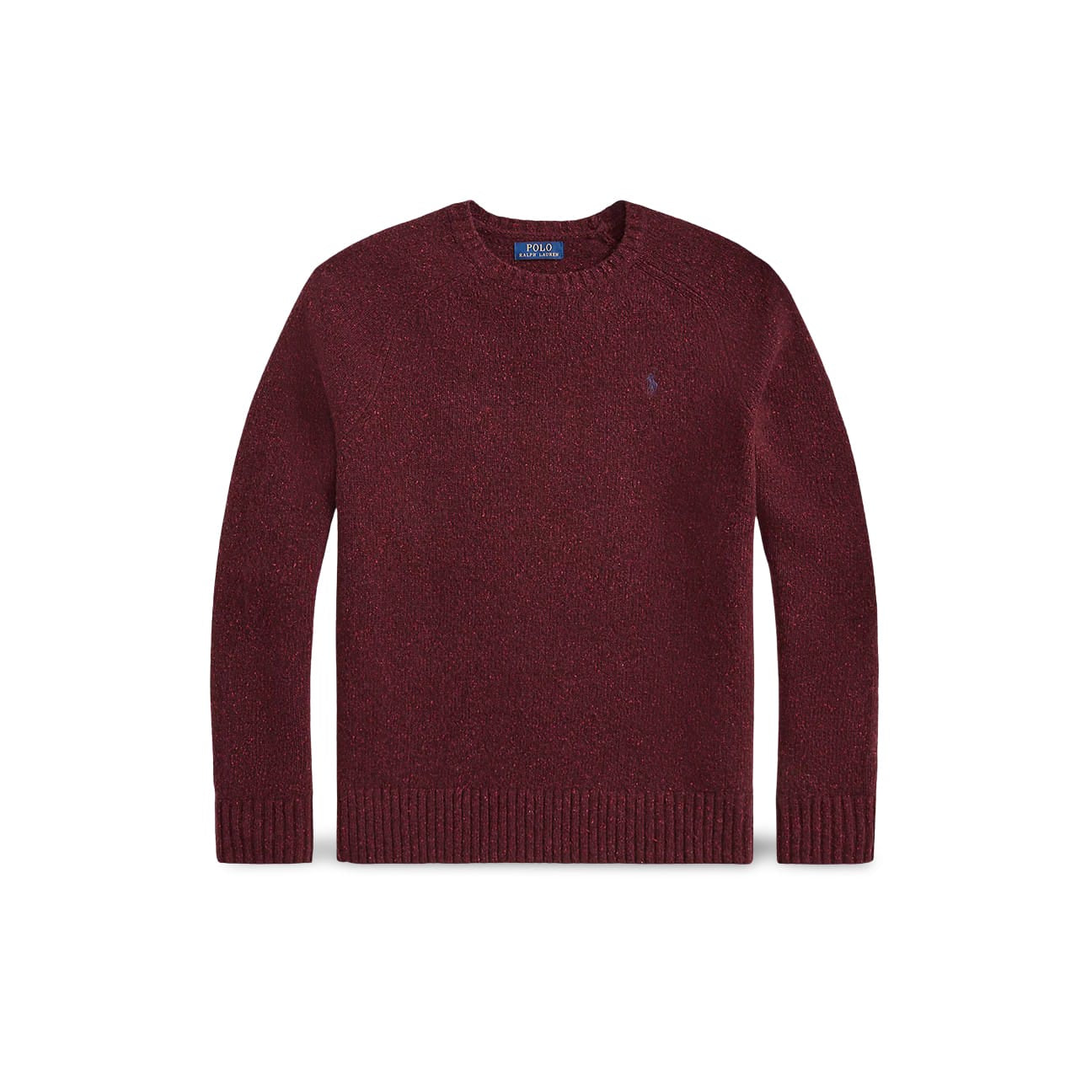POLO RALPH LAUREN Maglia uomo in lana Donegal Wine