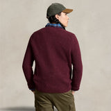 POLO RALPH LAUREN Maglia uomo in lana Donegal Wine
