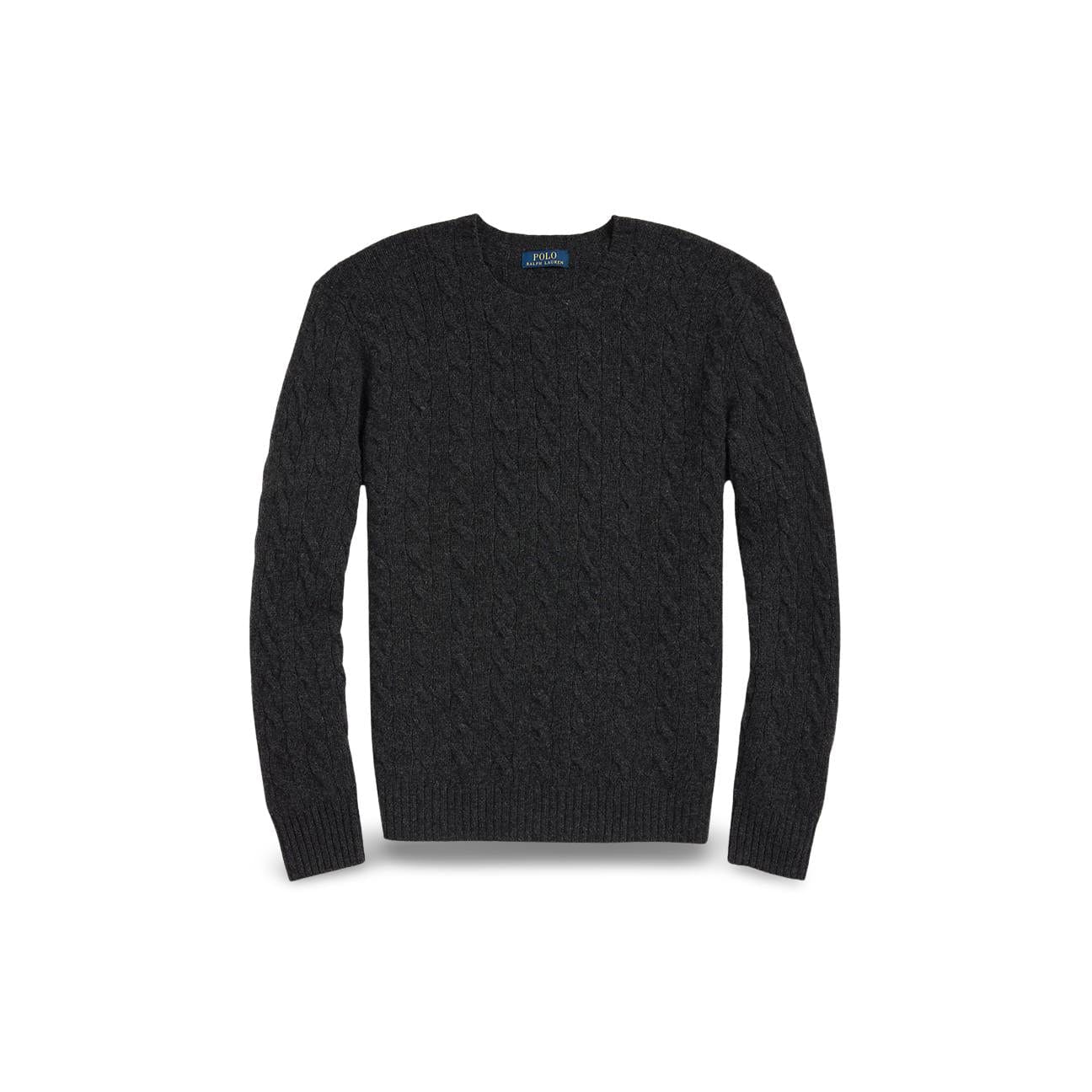 POLO RALPH LAUREN Maglia uomo in lana e cashmere Antracite