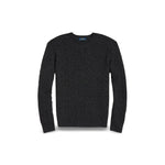 POLO RALPH LAUREN Maglia uomo in lana e cashmere Antracite