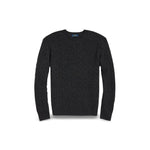 POLO RALPH LAUREN Maglia uomo in lana e cashmere Antracite