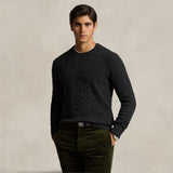 POLO RALPH LAUREN Maglia uomo in lana e cashmere Antracite