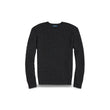 Anthrazitfarbener Herrenpullover aus Wolle und Kaschmir