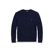 Pull homme en laine et cachemire bleu