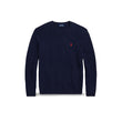 Blauer Herrenpullover aus Wolle und Kaschmir