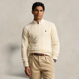 POLO RALPH LAUREN Maglia uomo in lana e cashmere Panna