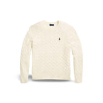 POLO RALPH LAUREN Maglia uomo in lana e cashmere Panna