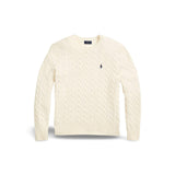 POLO RALPH LAUREN Maglia uomo in lana e cashmere Panna