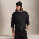 POLO RALPH LAUREN Maglia uomo in lana moulinè Grigio