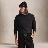 POLO RALPH LAUREN Maglia uomo in lana moulinè Grigio