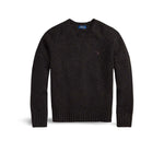 POLO RALPH LAUREN Maglia uomo in lana moulinè Grigio